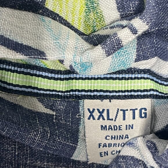 Tommy Bahama 100% Linen Tropical Button-Up Shirt – XXL - Picture 4 of 5